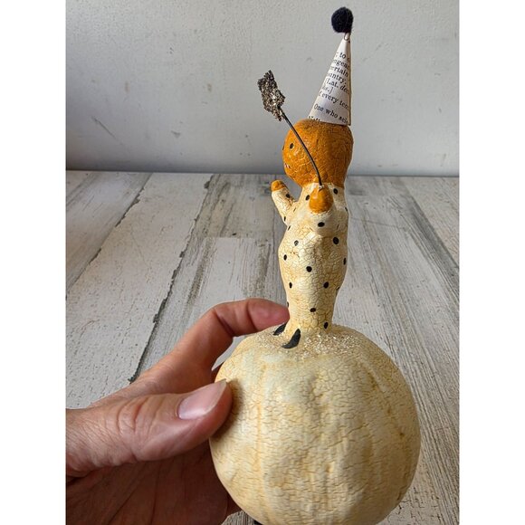 Nicole sayre pumpkin clown Midwest Cannon Halloween figurine star decor statue - Picture 2 of 6